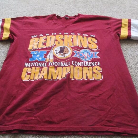 Washington Redskins Football Champions Shirt, Short Sleeved - Picture 1 of 5